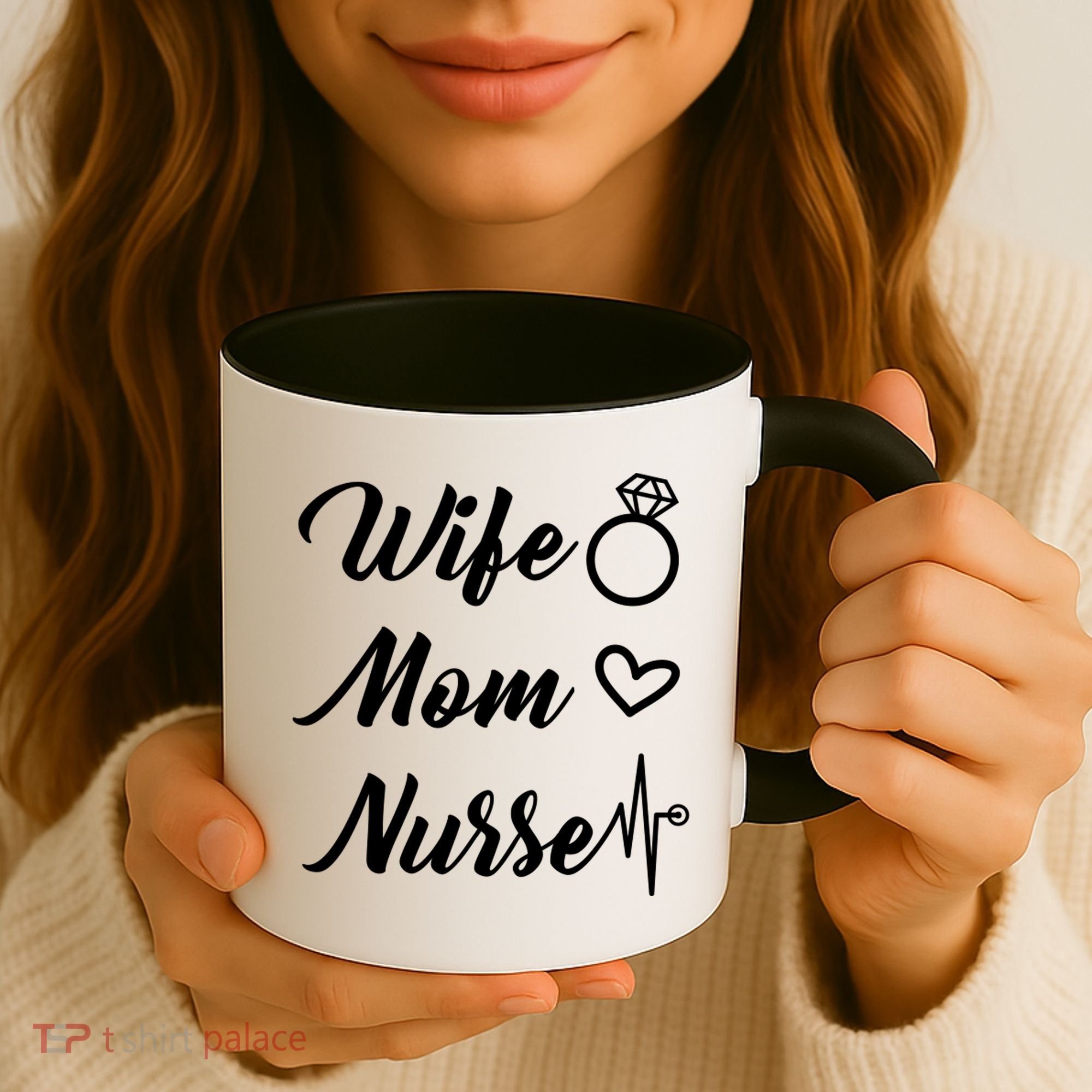 Wife Mom Nurse Cute Gift Coffee Mug