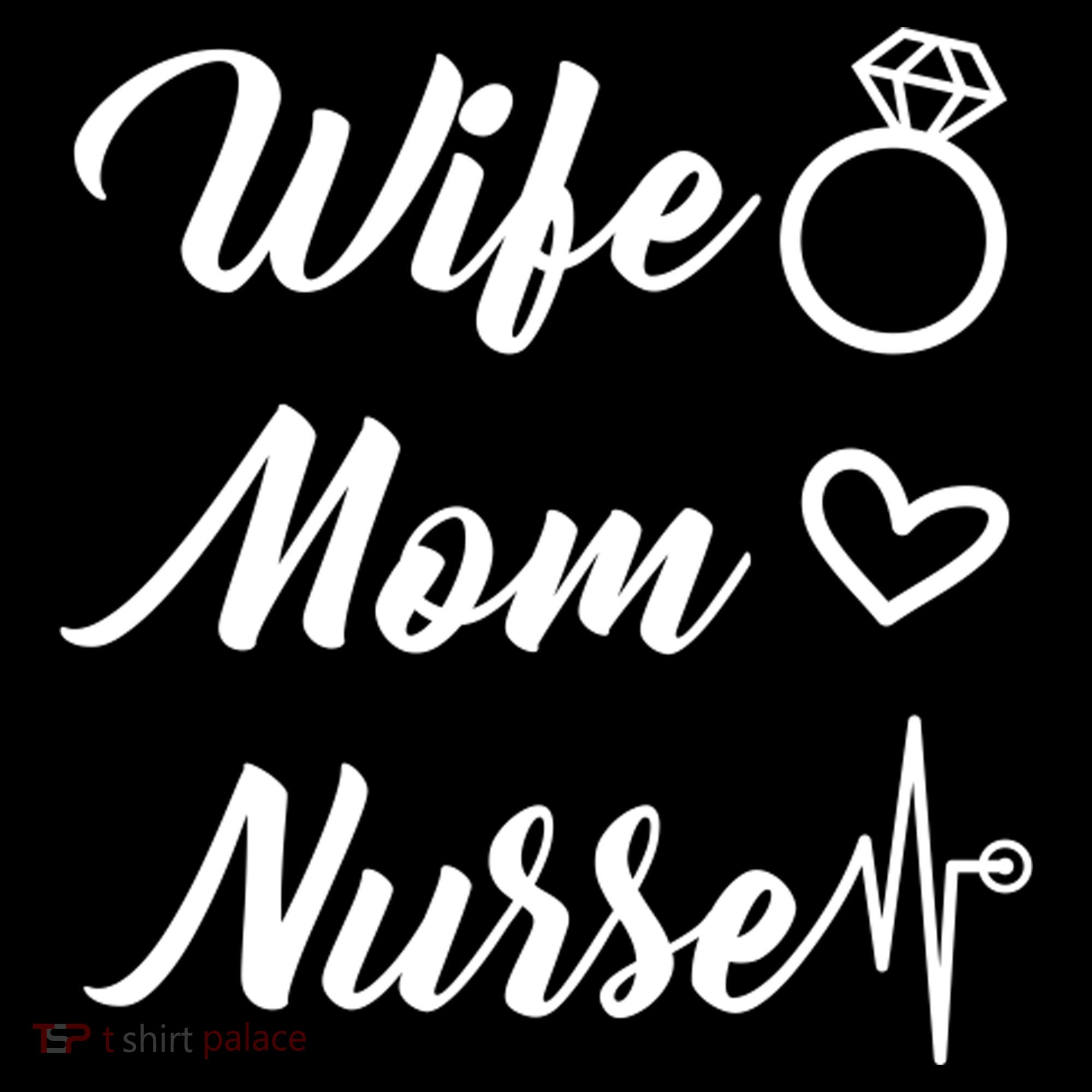 Wife Mom Nurse Cute Gift Women's Hoodie