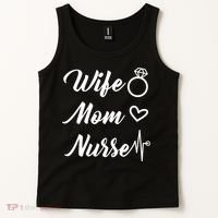 Wife Mom Nurse Cute Gift Tank Top thumb 2