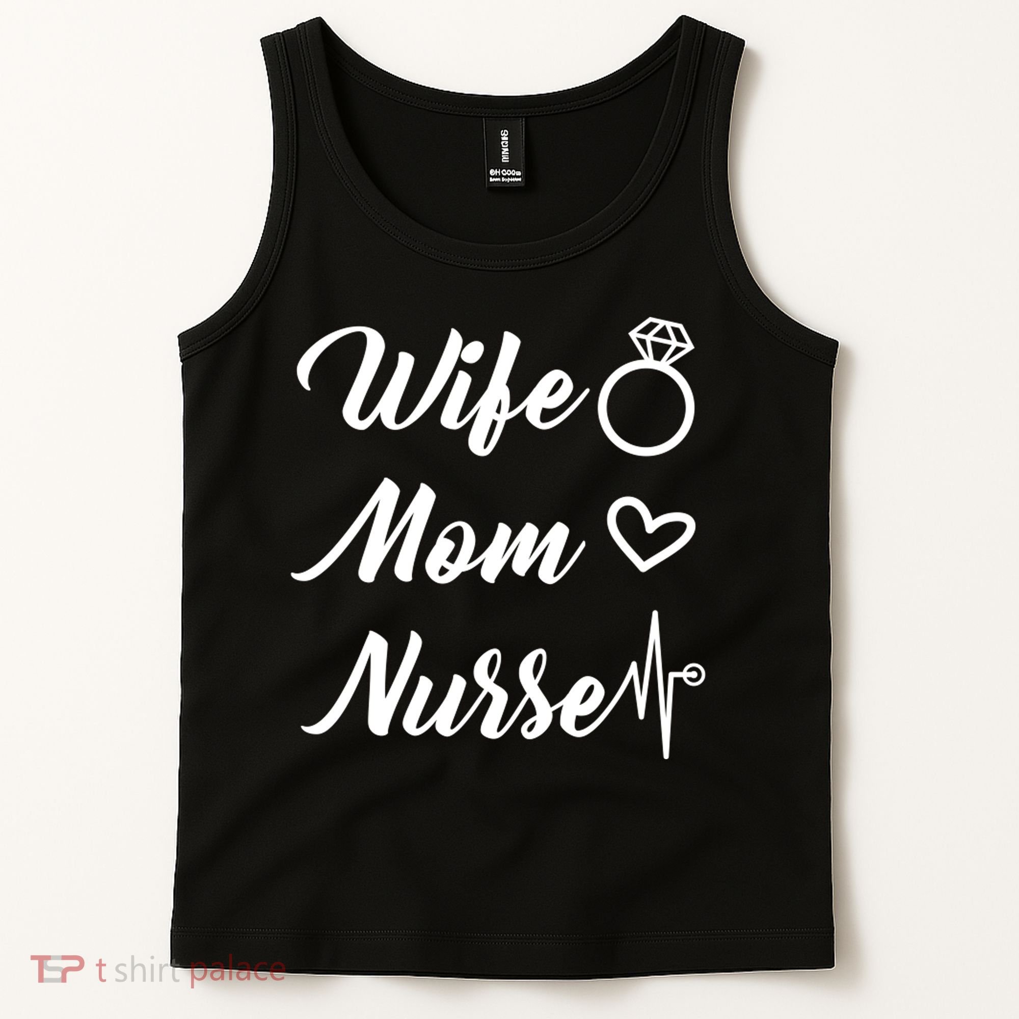 Wife Mom Nurse Cute Gift Tank Top