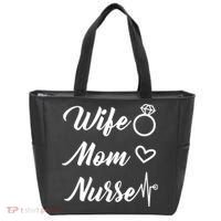 Wife Mom Nurse Cute Gift Tote Bag thumb 0