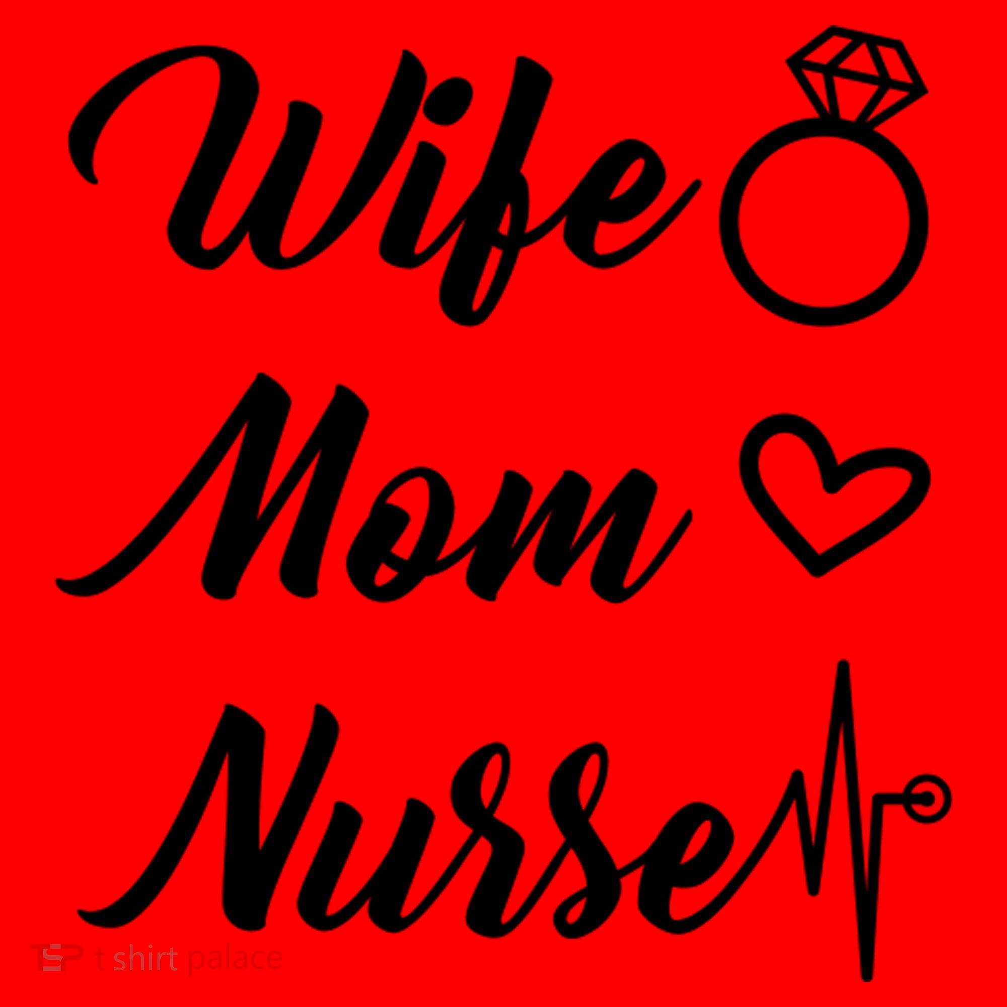 Wife Mom Nurse Cute Gift Santa Hat