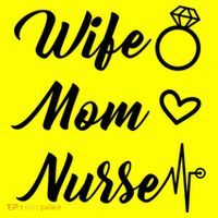 Wife Mom Nurse Cute Gift Long Sleeve Shirt thumb 2
