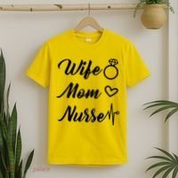Wife Mom Nurse Cute Gift T-Shirt thumb 2