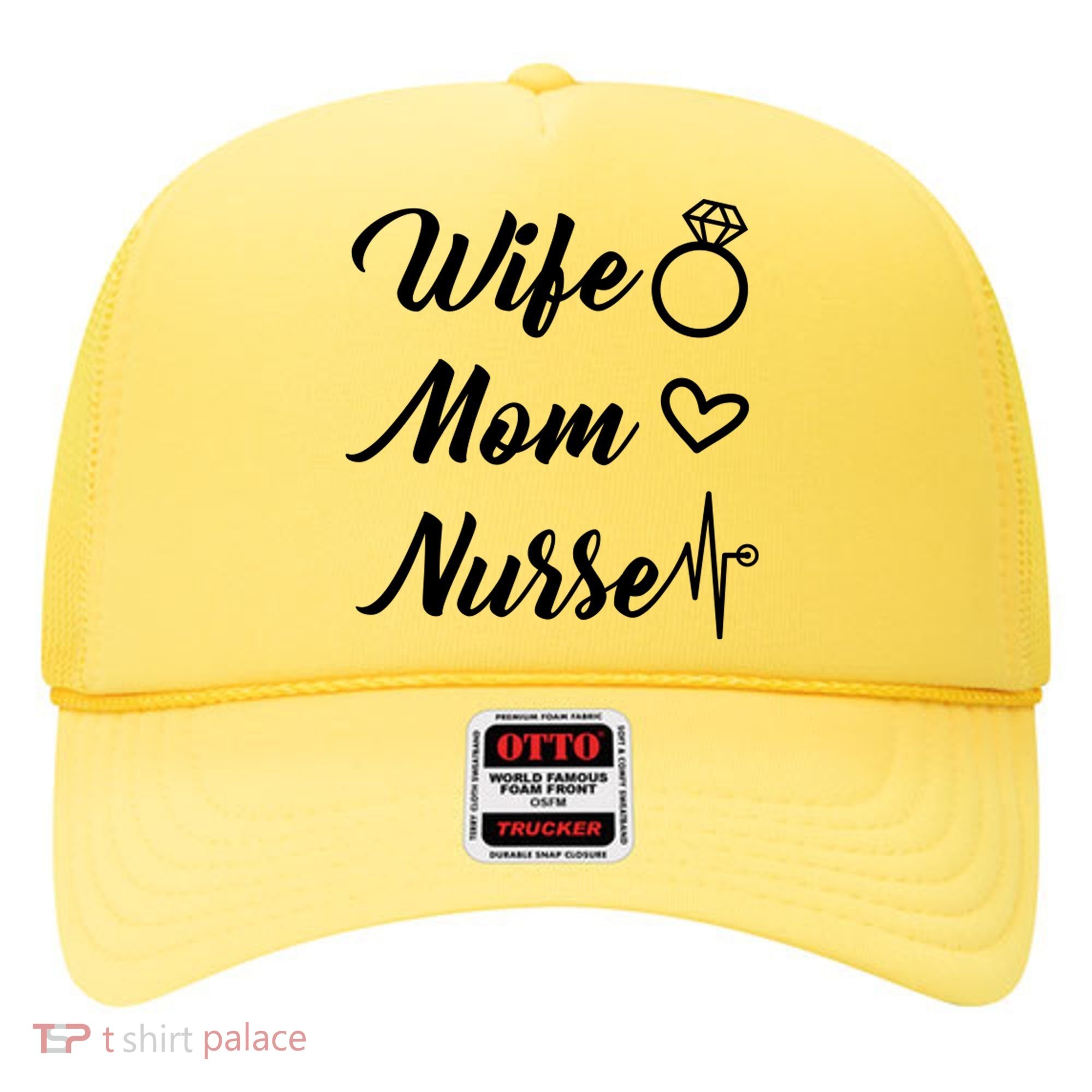 Wife Mom Nurse Cute Gift Hat
