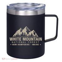 White Mountain National Forest New Hampshire Maine 12oz Stainless Steel Coffee Mug thumb 0