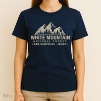 White Mountain National Forest New Hampshire Maine T-Shirt thumb 4