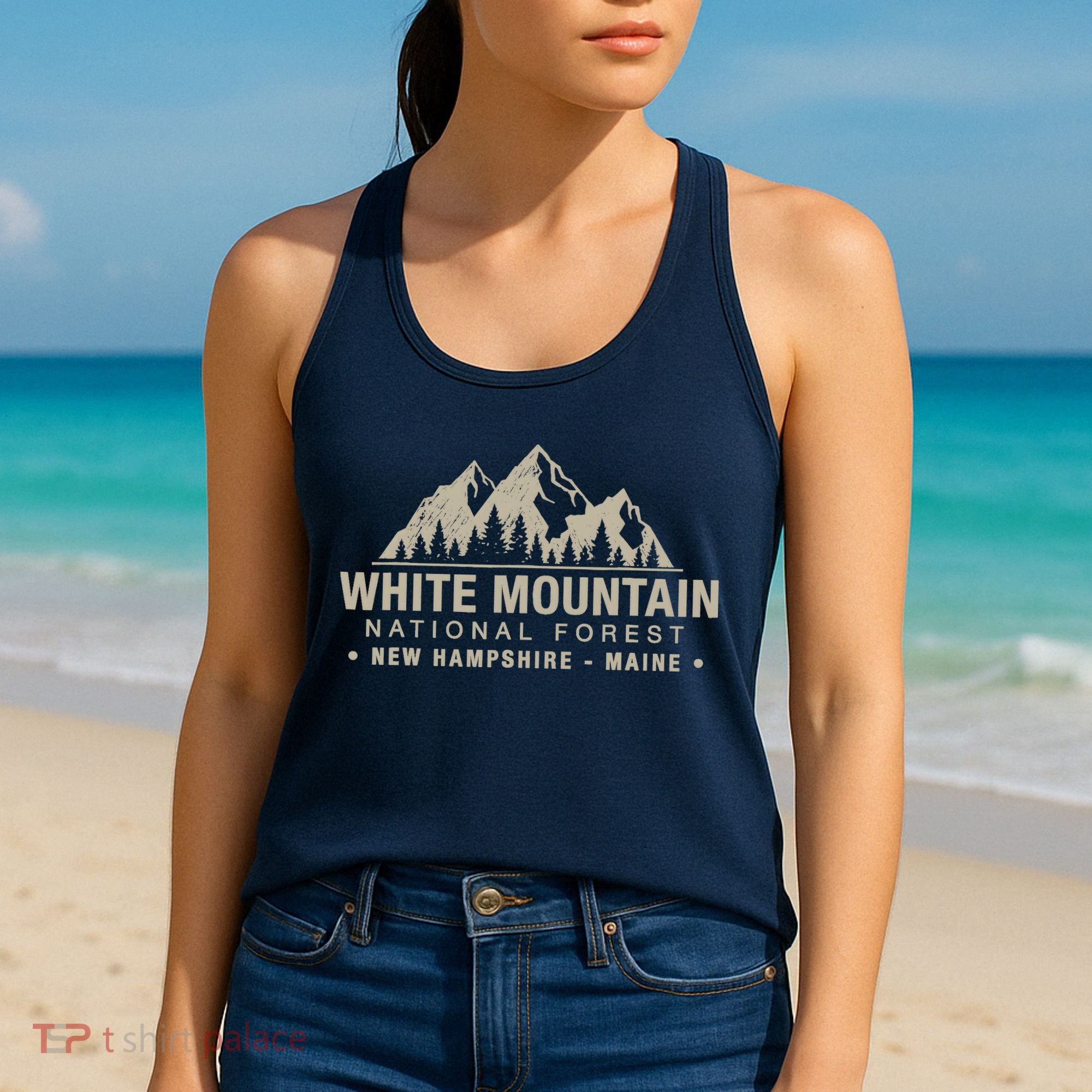 White Mountain National Forest New Hampshire Maine Women's Tank Top