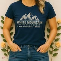 White Mountain National Forest New Hampshire Maine Women's T-Shirt thumb 2