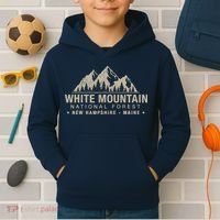 White Mountain National Forest New Hampshire Maine Kids Hoodie thumb 2