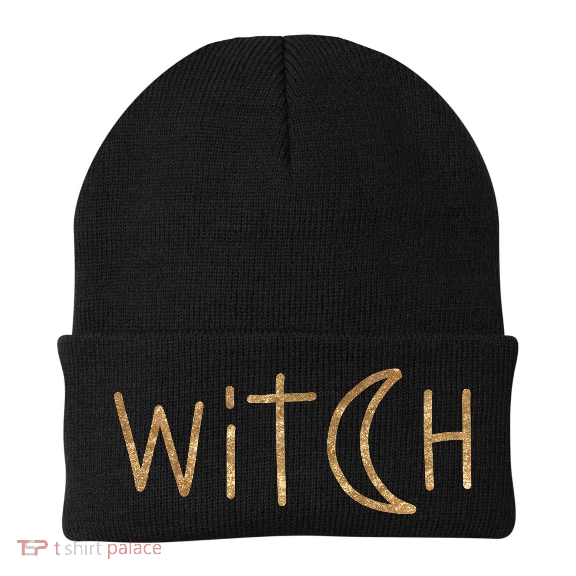 Witch Moon October Halloween Beanie