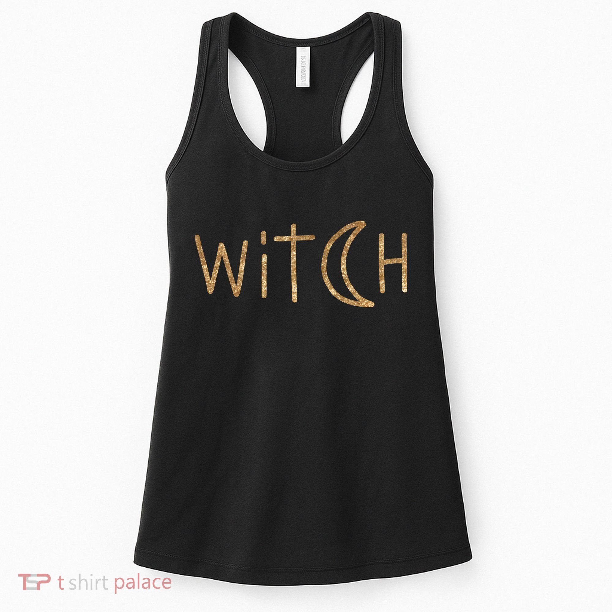 Witch Moon October Halloween Women's Tank Top
