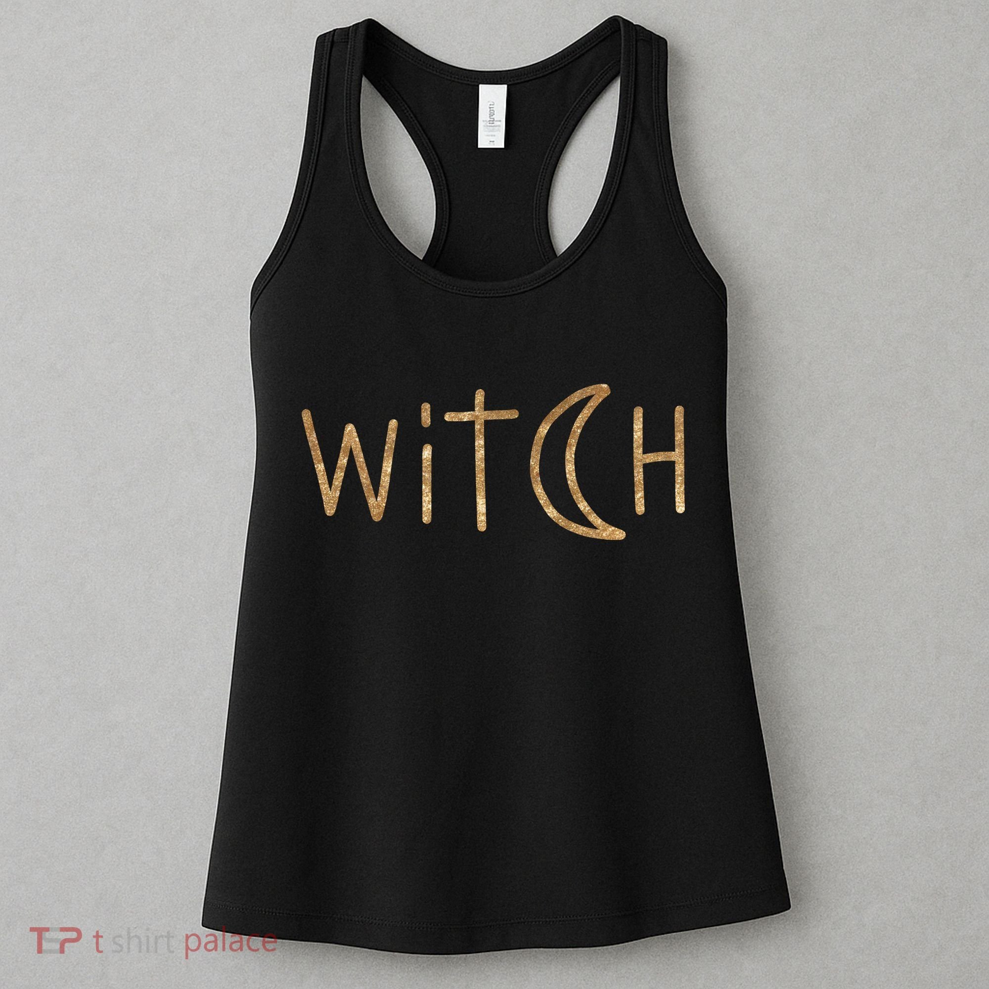 Witch Moon October Halloween Women's Tank Top