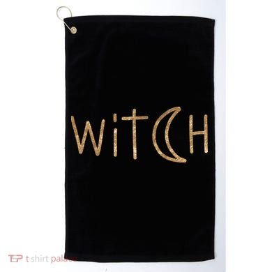 Witch Moon October Halloween Golf Towel