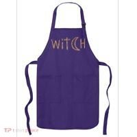 Witch Moon October Halloween Apron thumb 0