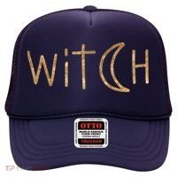 Witch Moon October Halloween Hat thumb 0