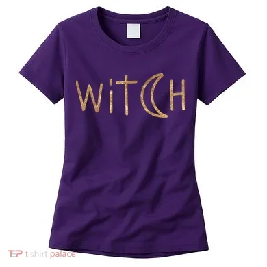 Witch Moon October Halloween Women's T-Shirt