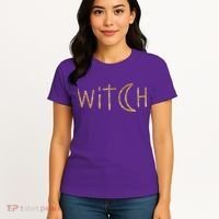 Witch Moon October Halloween Women's T-Shirt thumb 4