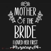 Wo Mother Of The Bride I Loved Her First Women's Hoodie thumb 2