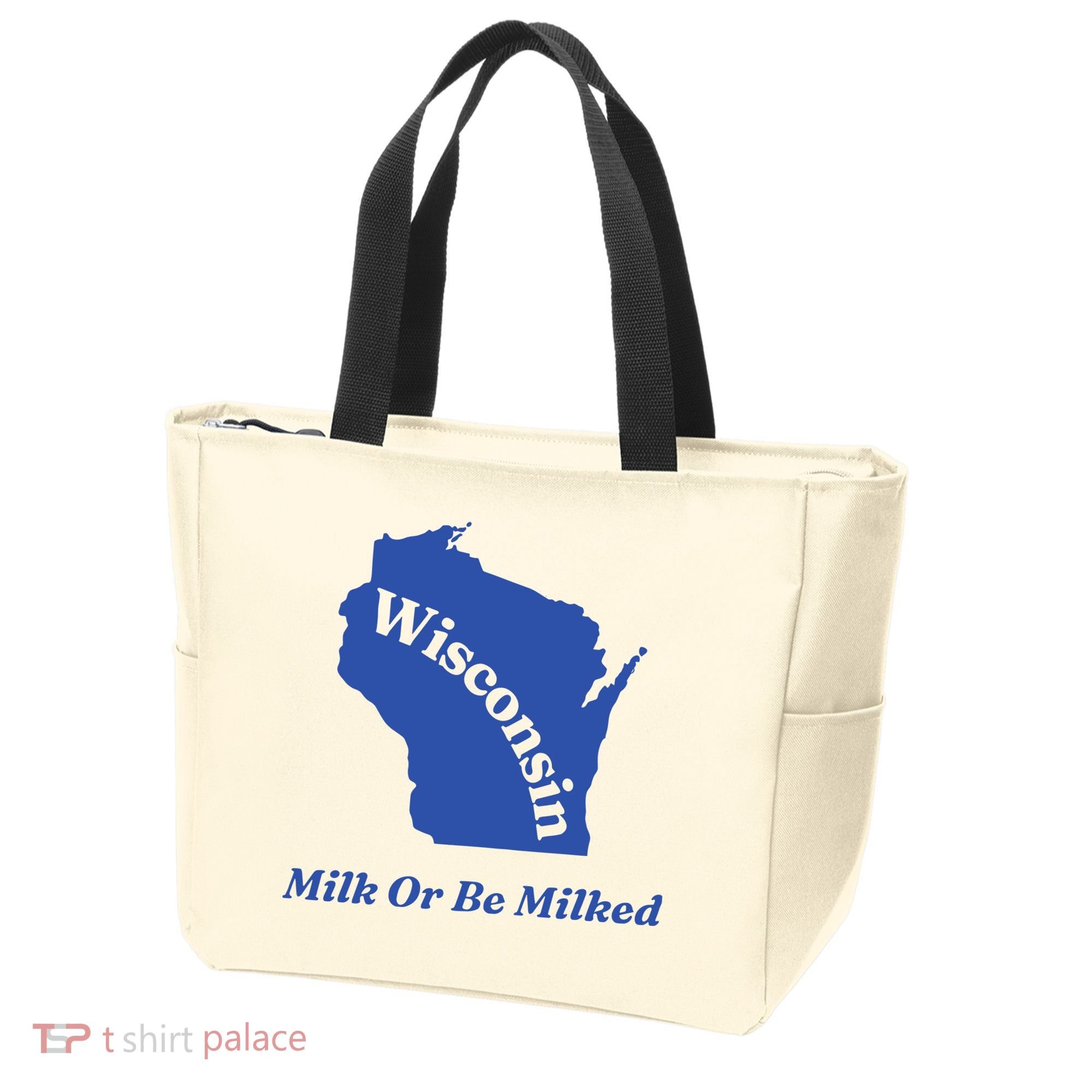Wisconsin Milk Or Be Milked Tote Bag