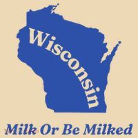 Wisconsin Milk Or Be Milked Tote Bag thumb 4