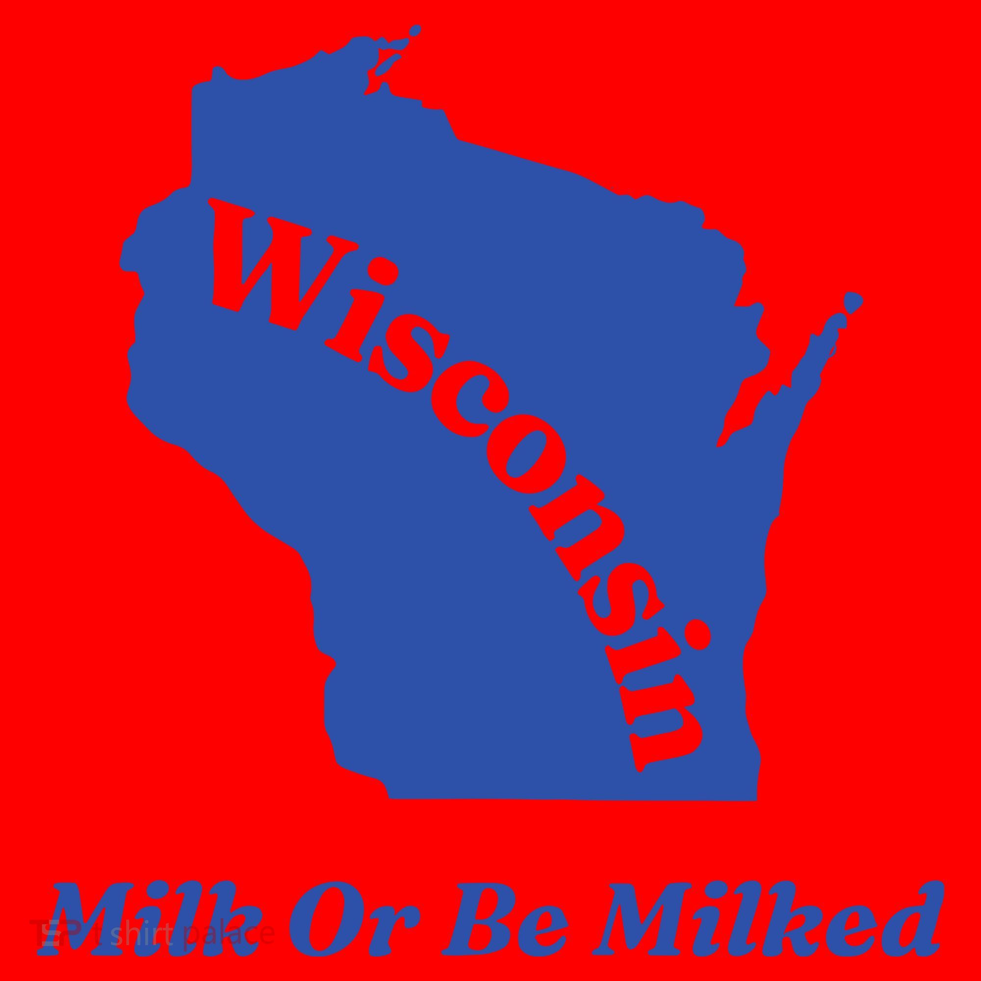 Wisconsin Milk Or Be Milked Santa Hat