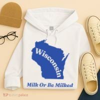 Wisconsin Milk Or Be Milked Hoodie thumb 4