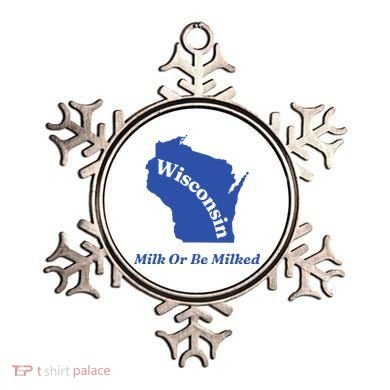 Wisconsin Milk Or Be Milked Ornament