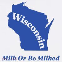 Wisconsin Milk Or Be Milked Women's Tank Top thumb 5