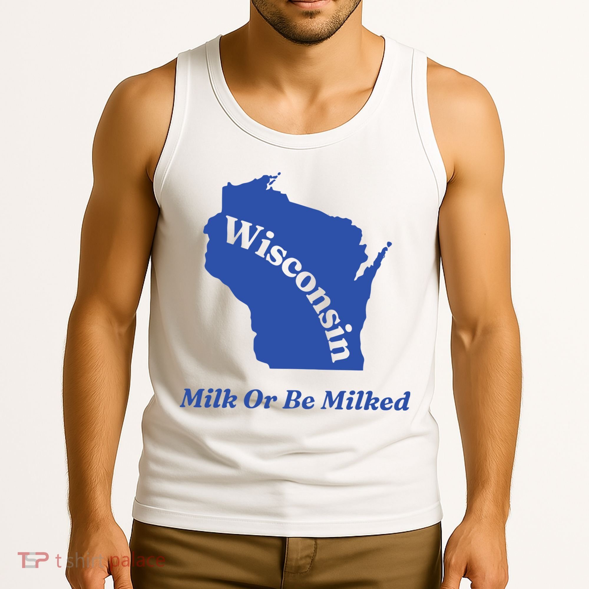 Wisconsin Milk Or Be Milked Tank Top