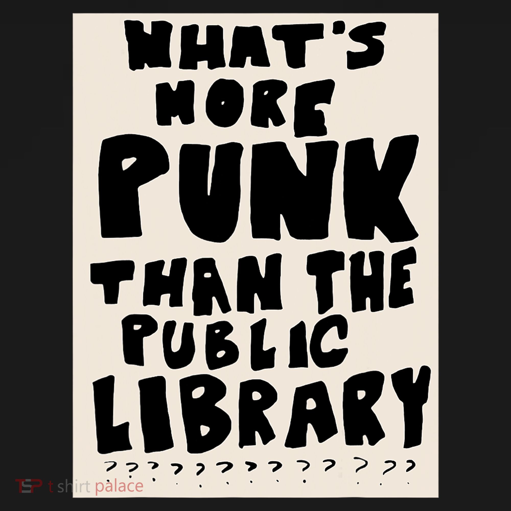 Whats More Punk Than The Public Library Apron