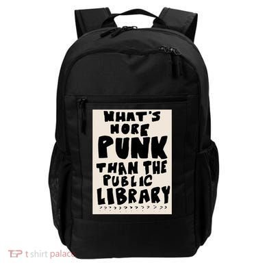 Whats More Punk Than The Public Library Backpack