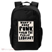 Whats More Punk Than The Public Library Backpack thumb 0