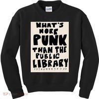 Whats More Punk Than The Public Library Kids Sweatshirt thumb 0