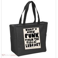 Whats More Punk Than The Public Library Tote Bag thumb 2