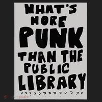 WhatS More Punk Than The Public Library Funny Book Lover Hat thumb 2