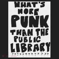 WhatS More Punk Than The Public Library Golf Towel thumb 3