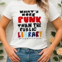 Whats More Punk Than The Public Library Women's T-Shirt thumb 2