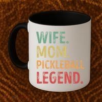 Wife Mom Pickleball Legend Cute Gift Coffee Mug thumb 2