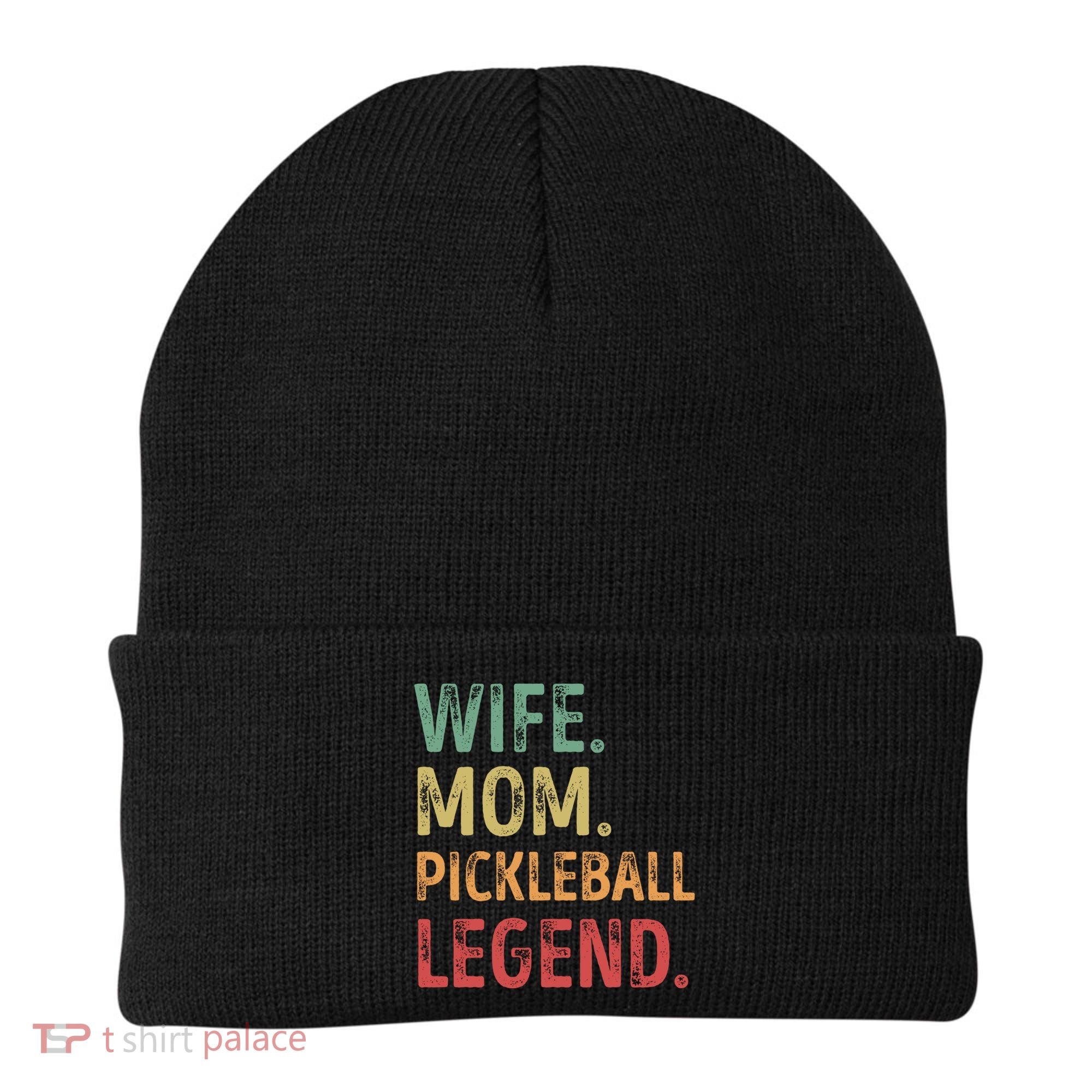 Wife Mom Pickleball Legend Cute Gift Beanie