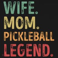 Wife Mom Pickleball Legend Cute Gift Ornament thumb 1