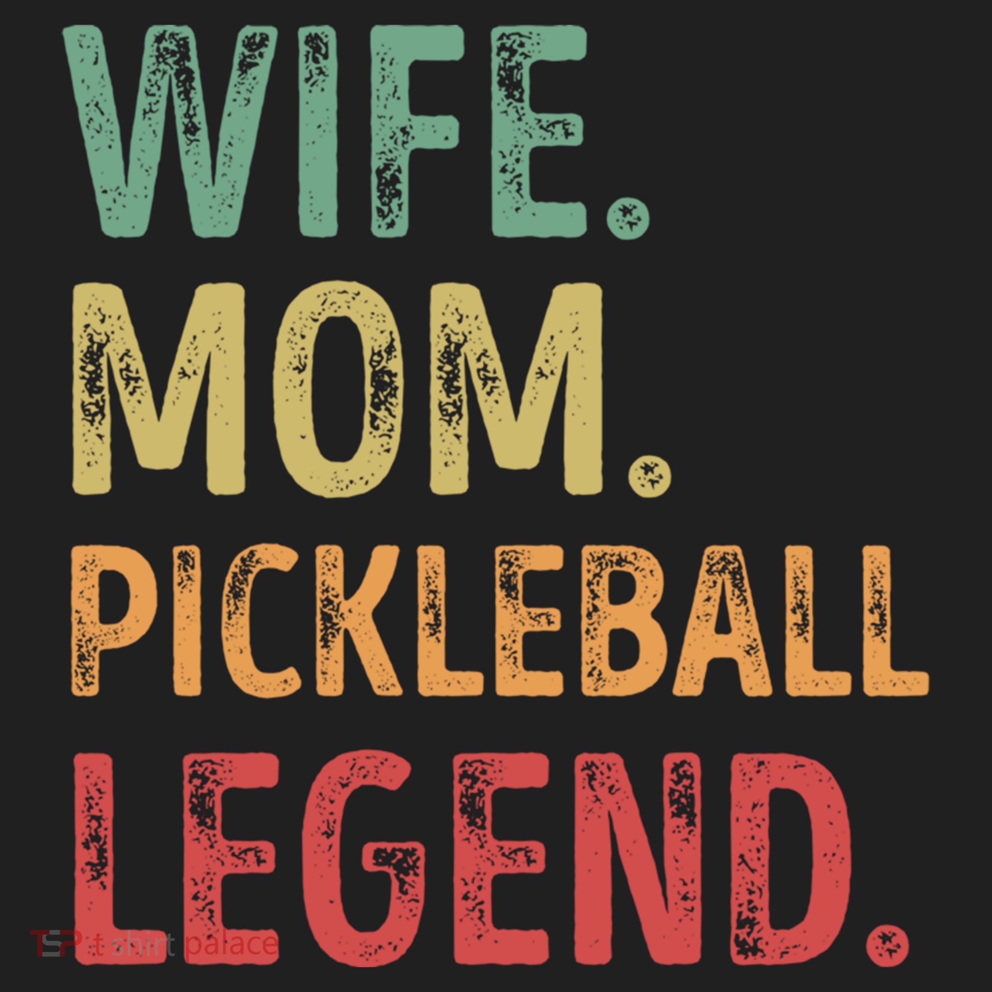 Wife Mom Pickleball Legend Cute Gift Golf Towel