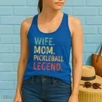 Wife Mom Pickleball Legend Cute Gift Women's Tank Top thumb 2