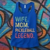 Wife Mom Pickleball Legend Cute Gift Women's Tank Top thumb 3