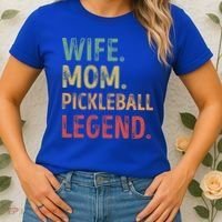 Wife Mom Pickleball Legend Cute Gift Women's T-Shirt thumb 2