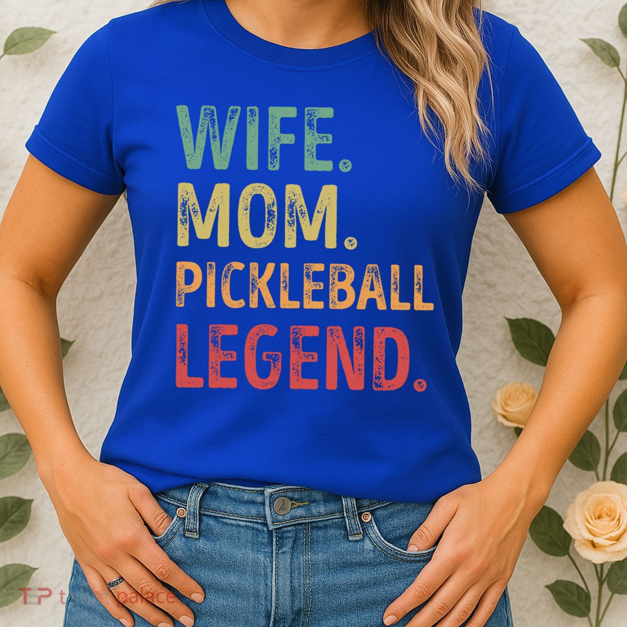 Wife Mom Pickleball Legend Cute Gift Women's T-Shirt
