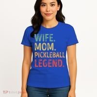 Wife Mom Pickleball Legend Cute Gift Women's T-Shirt thumb 4