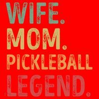 Wife Mom Pickleball Legend Cute Gift Santa Hat thumb 1