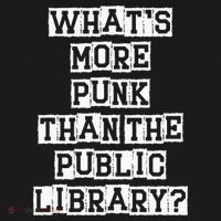 WhatS More Punk Than The Public Library Funny Retro Women's Hoodie thumb 2