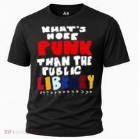 Whats More Punk Than The Public Library Cooling Performance Crew T-Shirt thumb 0